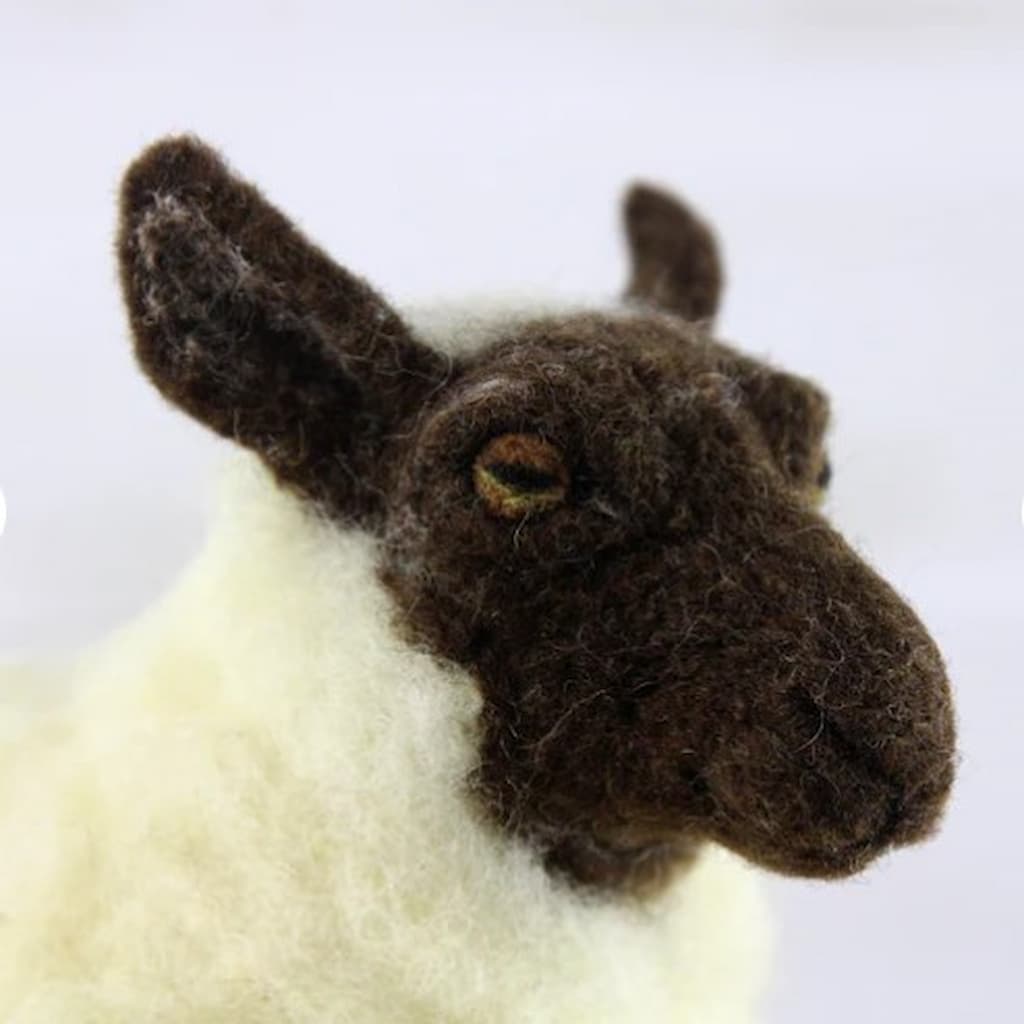 Sheldon the Sheep Needle Felting Kit - Paradise Fibers