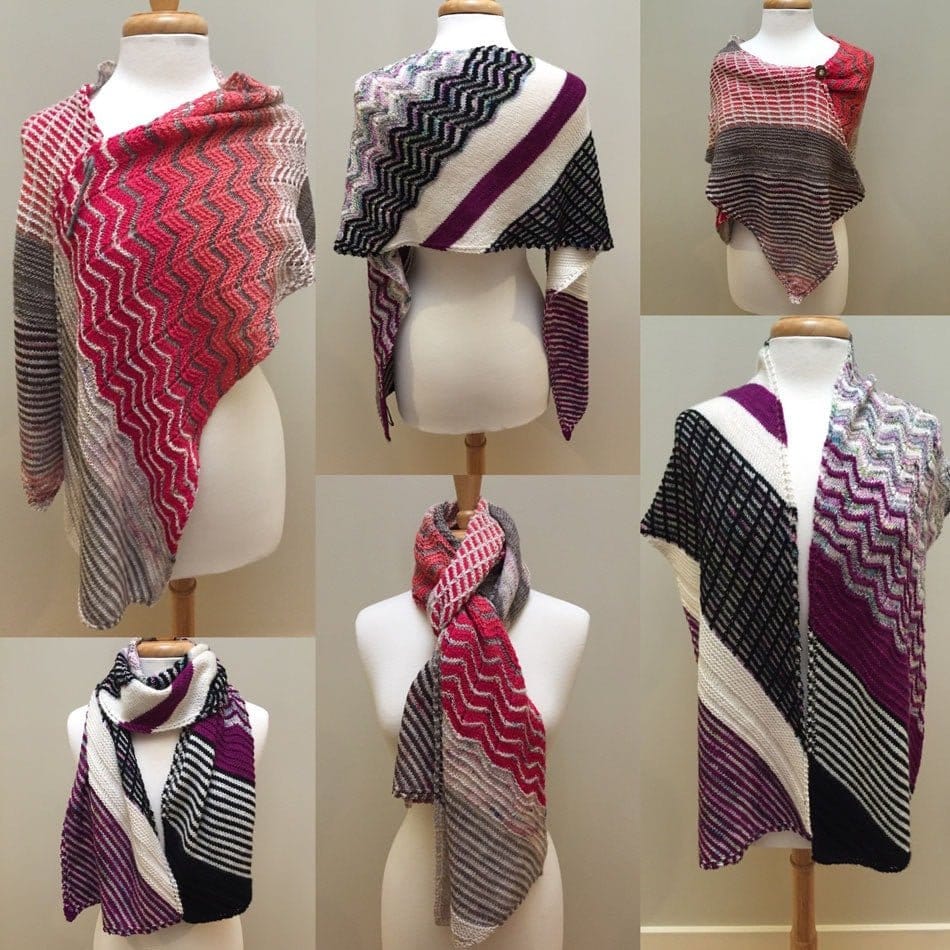 The Riddler Shawl/Scarf Pattern by SKNITSB - Paradise Fibers