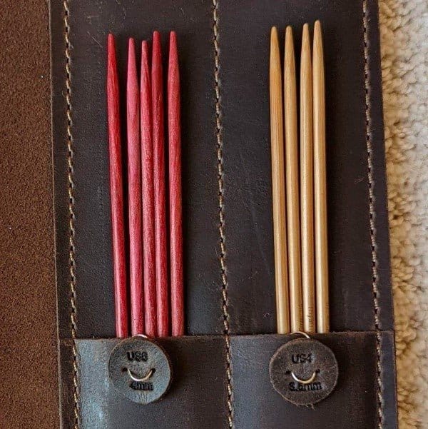 Thread and Maple Leather Needle Size Markers - Paradise Fibers