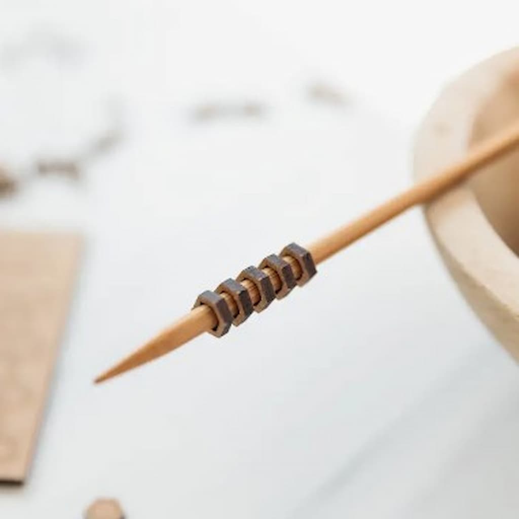 Twig and Horn Honeycomb Stitch Markers - Paradise Fibers