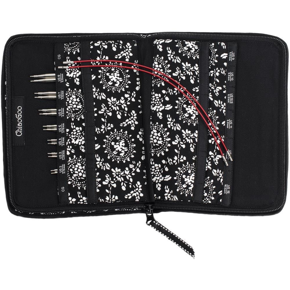 TWIST Red Lace Small Interchangeable Knitting Needle 4" Tip Set by ChiaoGoo - Paradise Fibers