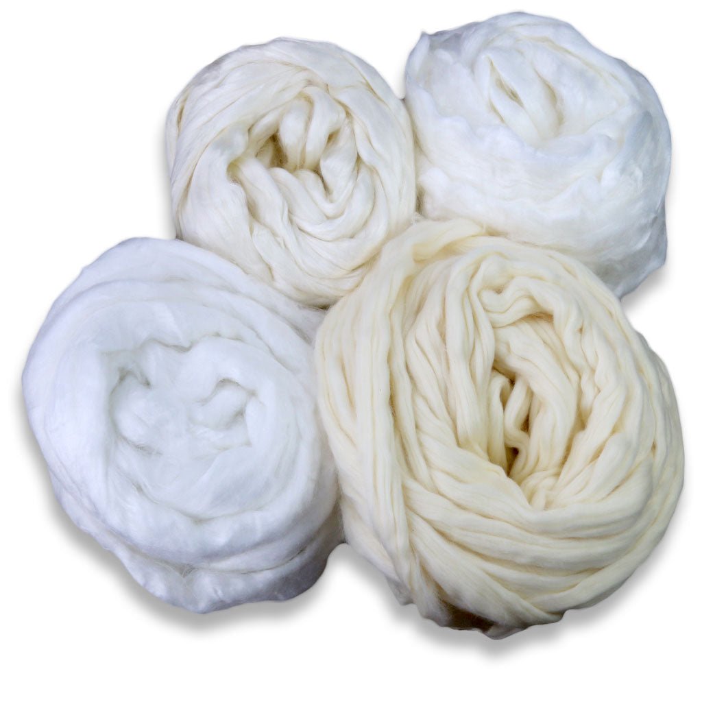 Undyed Fiber Bundles - Paradise Fibers