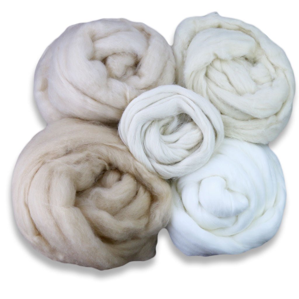 Undyed Fiber Bundles - Paradise Fibers