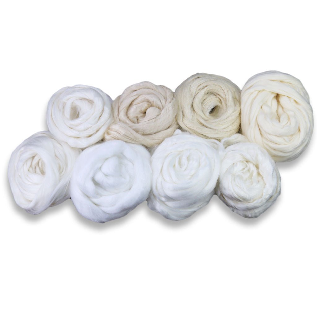 Undyed Fiber Bundles - Paradise Fibers