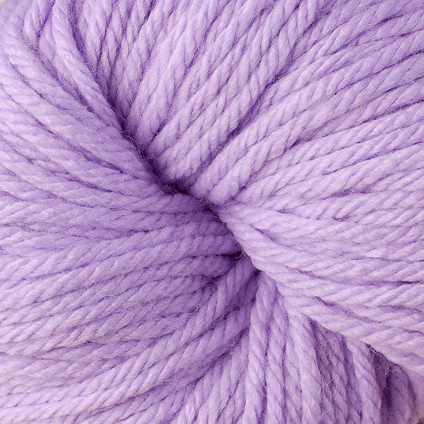 Berroco Vintage Chunky weight yarn in the color Aster 6114, a light purple.