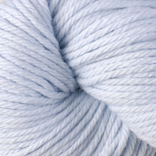 Berroco Vintage Chunky weight yarn in the color Misty 6113, a very light blue.