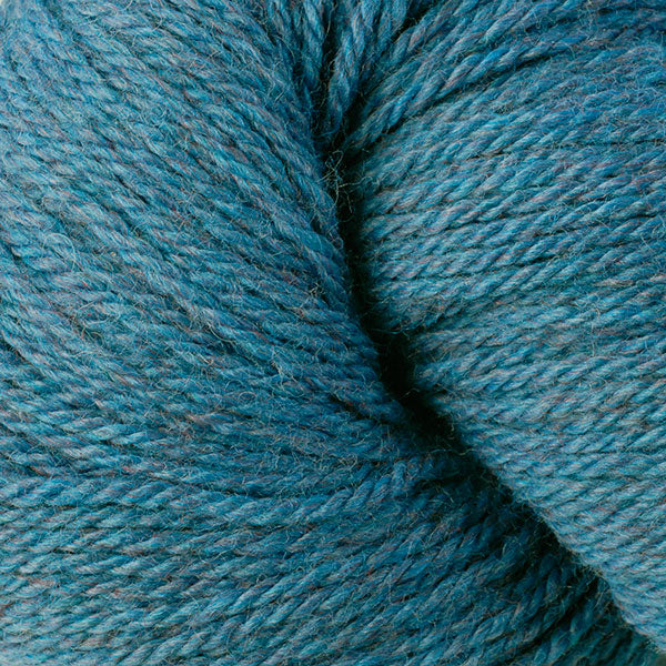 Berroco Vintage DK weight yarn in the color Cerulean 21190, a heathered blue.