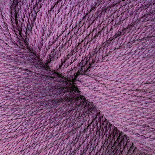 Berroco Vintage DK weight yarn in the color Fuchsia 21176, a pink & purple heather.