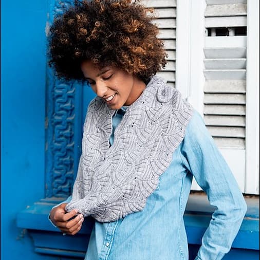 Wonky Rib Cowl from Malabrigo - Paradise Fibers