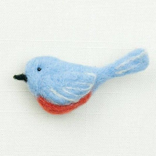Woolpets Bird Pin Felting Kits, Bluebird