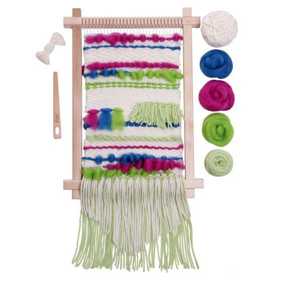 An Ashford Weaving Starter Kit in the Brights color option.