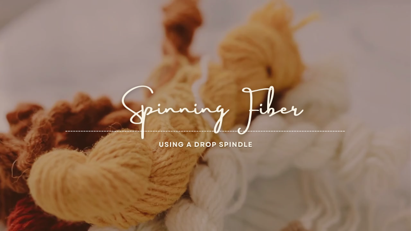 How To: Spinning Yarn With a Drop Spindle Has Never Been Easier!