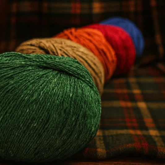 colorful balls of merino wool yarn to show what fingering weight yarn is