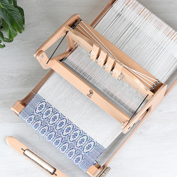 top view of one of the types of looms that can be used to make beautiful patterns