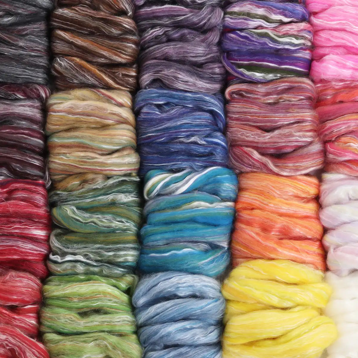 Ashford Silk Merino Slivers | 1oz-16oz Sizes