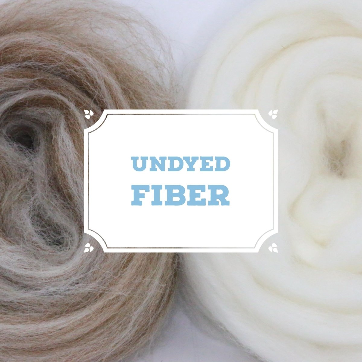 Undyed Spinning Fiber - Paradise Fibers