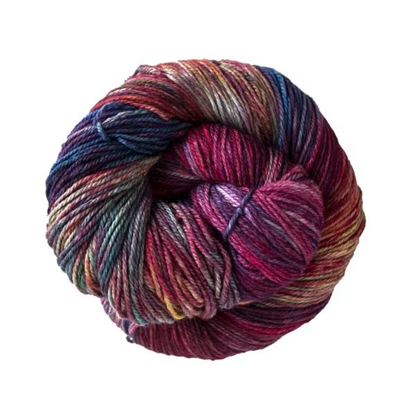 Ball of colorful yarn.