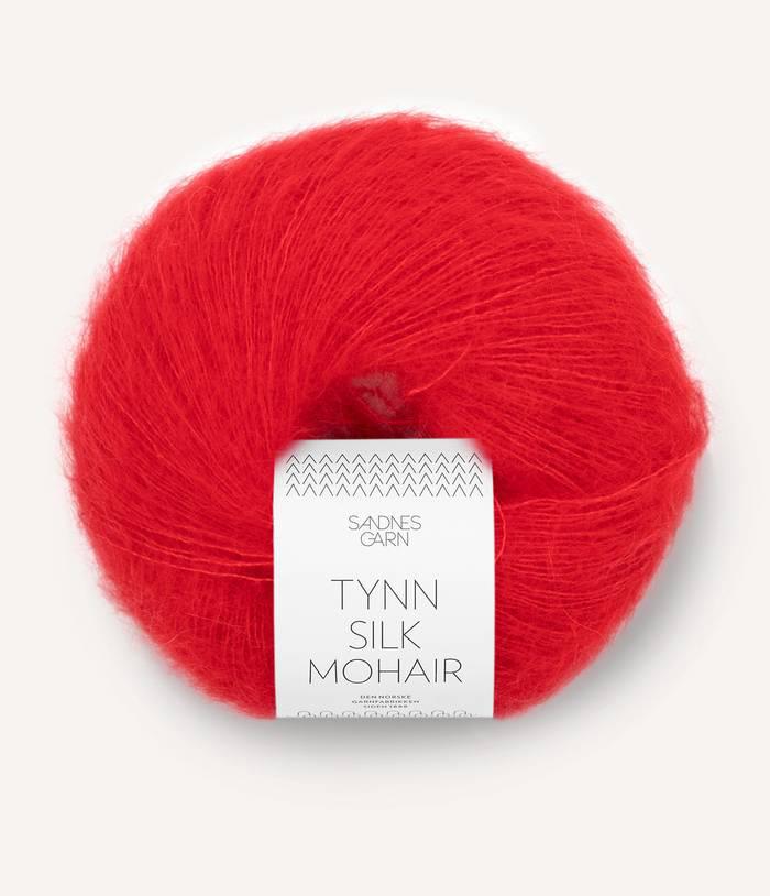 Sandnes Garn Tynn Silk Mohair - 4018 Scarlet Red