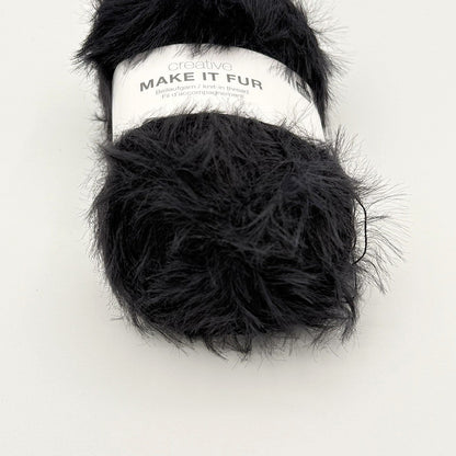 Rico Creative Make It Fur Black 008 - texture detail