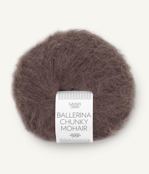 Sandnes Garn Ballerina Chunky Mohair - 3880 Dark Chocolate
