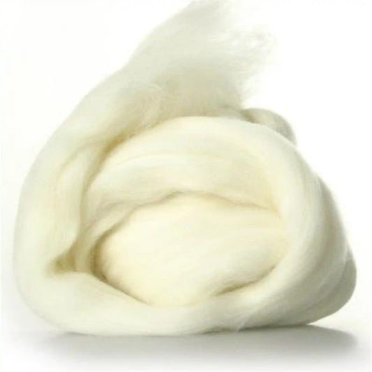 1 oz portion - Paradise Fibers 64 Count Undyed Merino Top - (1oz portions) - Paradise Fibers