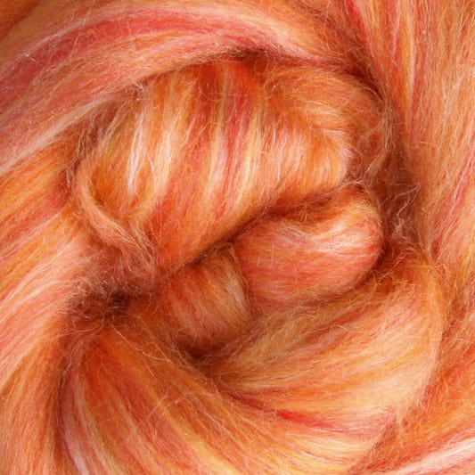 Ashford Silk Merino Sliver - 100 Saffron - 1oz-16oz Amounts