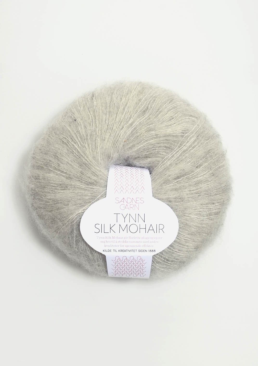 Sandnes Garn Tynn Silk Mohair - 1022 Light Grey Melange