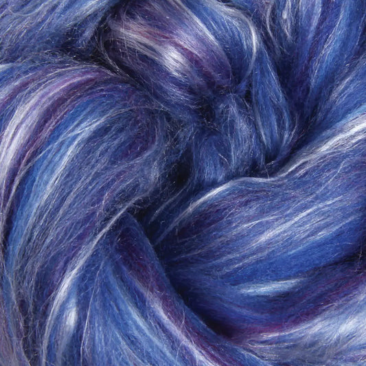 Ashford Silk Merino Sliver - 107 Damson - 1oz-16oz Amounts