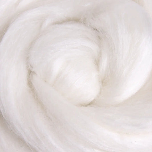 Ashford Silk Merino Sliver - 108 Vanilla - 1oz-16oz Amounts