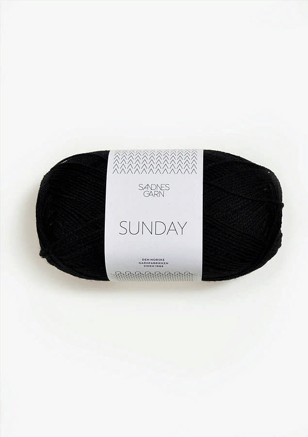 Sandnes Garn Sunday - 1099 Black
