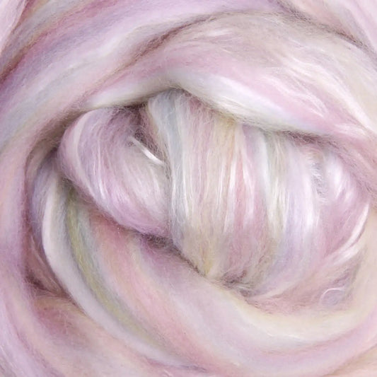Ashford Silk Merino Sliver - 111 Sorbet - 1oz-16oz Amounts
