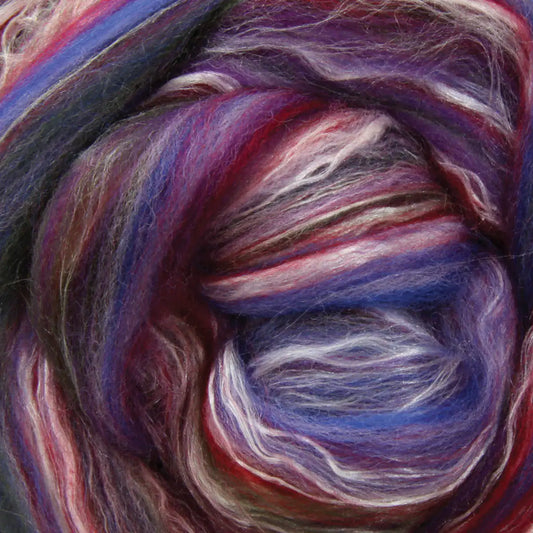 Ashford Silk Merino Sliver - 112 Gemstone - 1oz-16oz Amounts