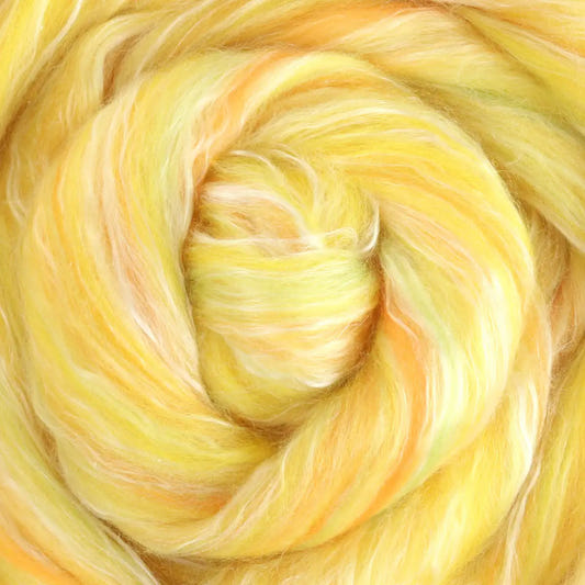 Ashford Silk Merino Sliver - 117 Citrus - 1oz-16oz Amounts