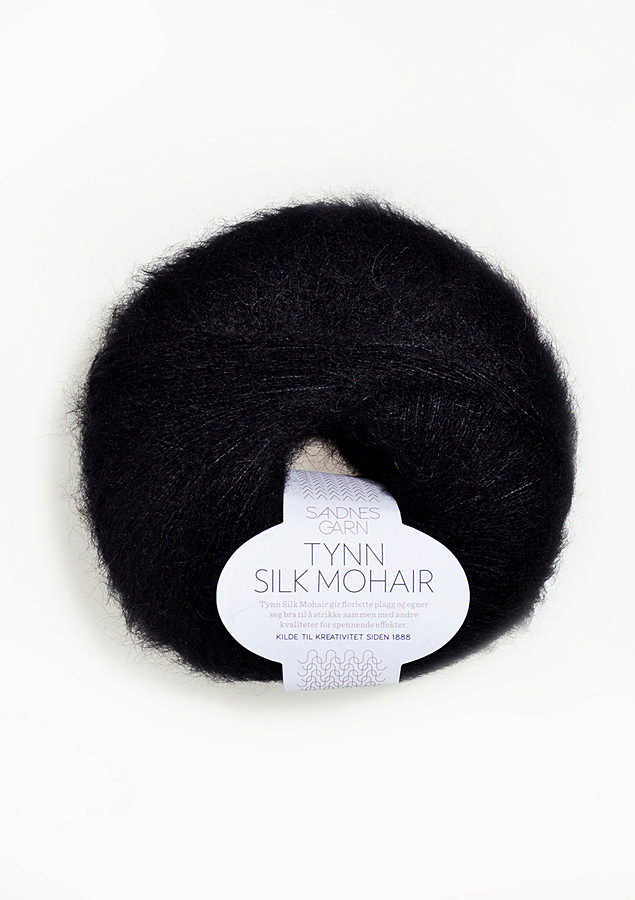 Sandnes Garn Tynn Silk Mohair - 1099 Black