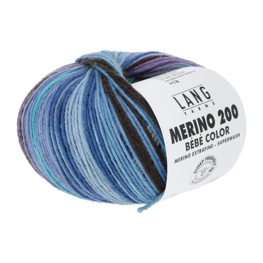 Lang Merino 200 Bebe Color Yarn