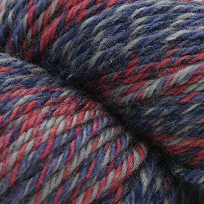 220SW Aran Wave Boston yarn - blue, red, and gray