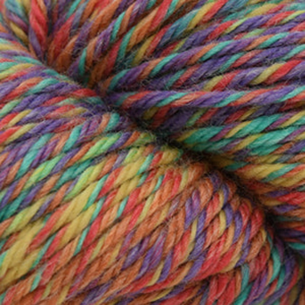 Unicorn colorway Aran weight yarn