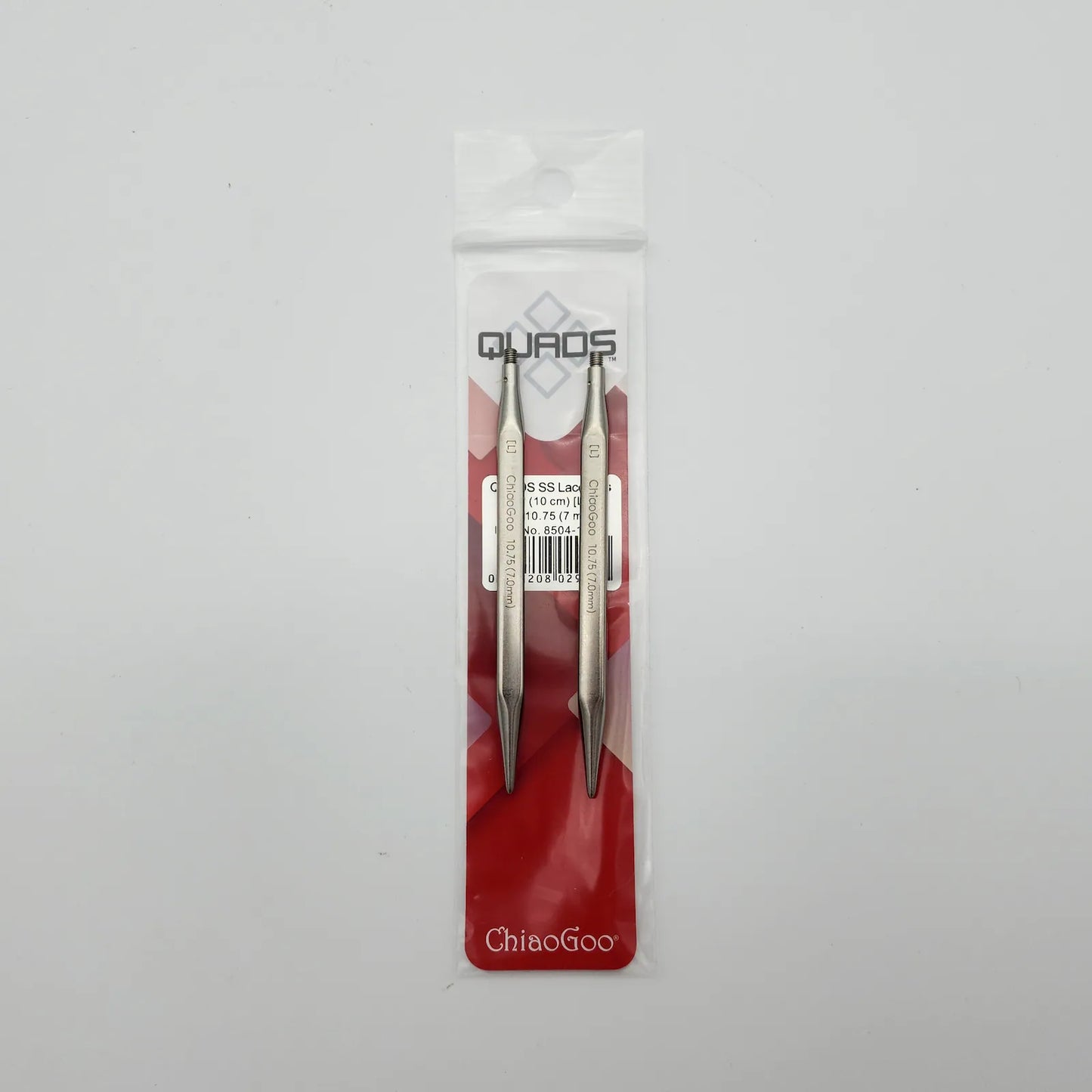 ChiaoGoo Quads 4" Square Interchangeable Knitting Needle Tips