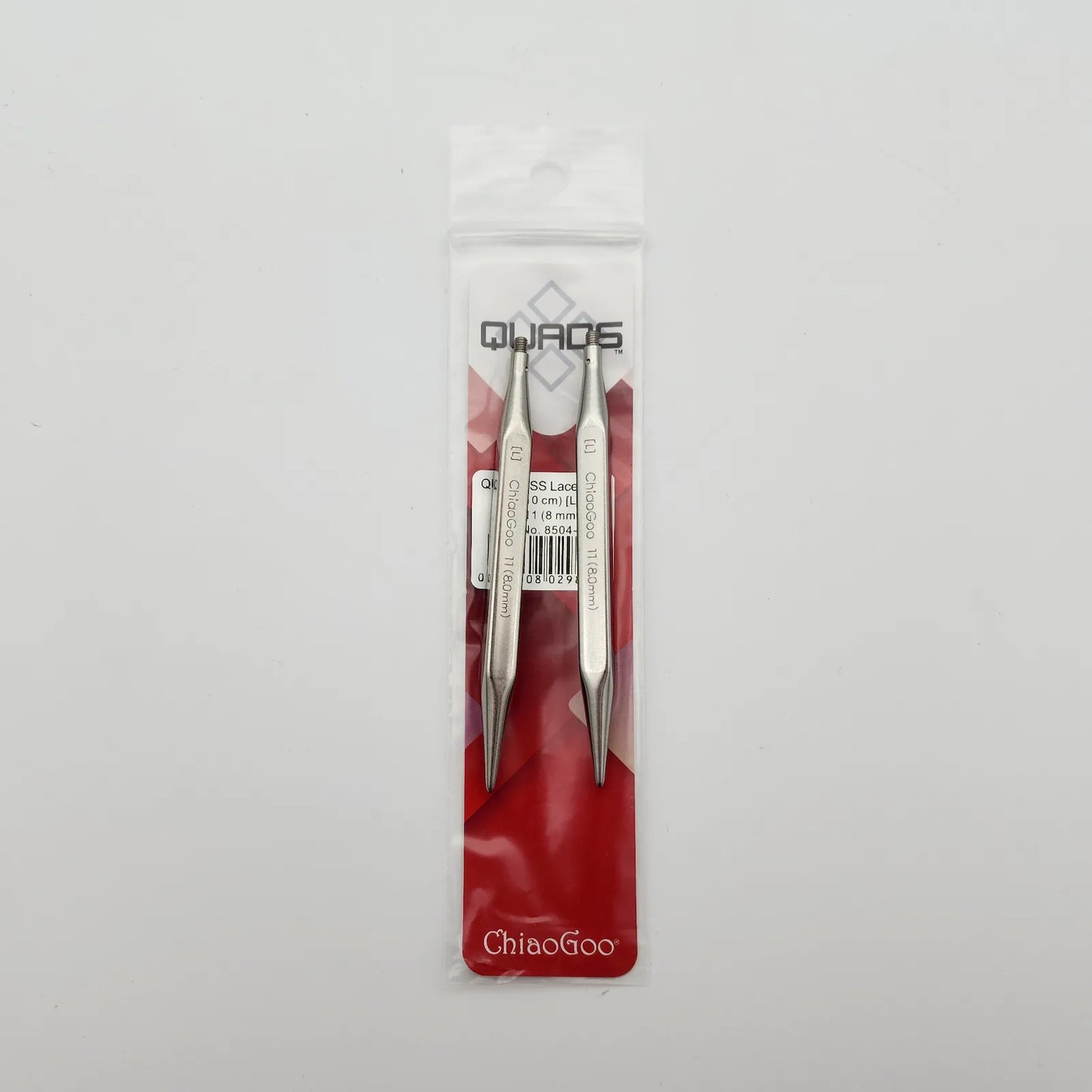 ChiaoGoo Quads 4" Square Interchangeable Knitting Needle Tips