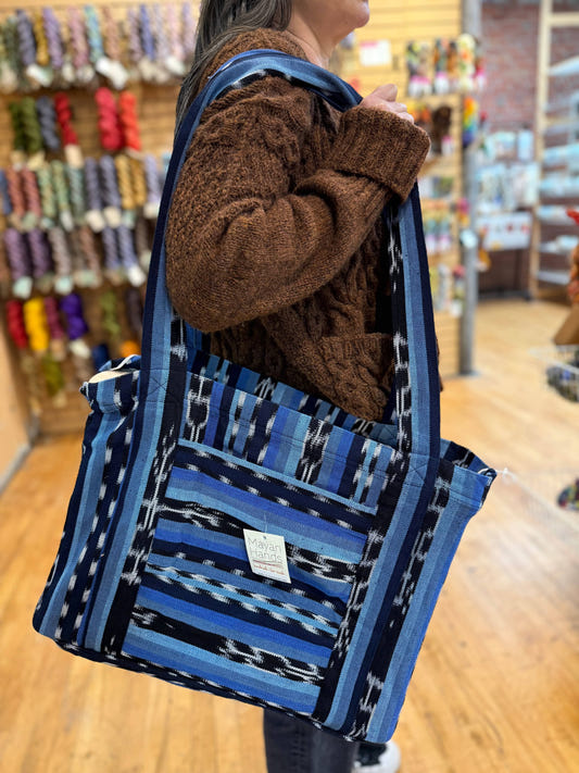 Schacht Cricket Loom Bag, 10in / Blue Jaspe - DISC