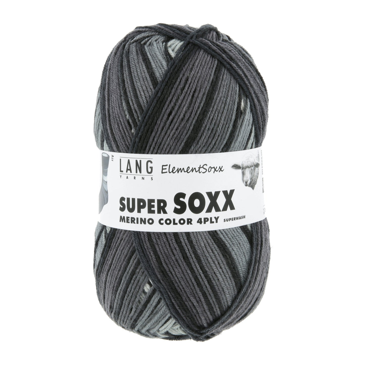 Lang Yarn Super Soxx Merino Colour 4-PLY