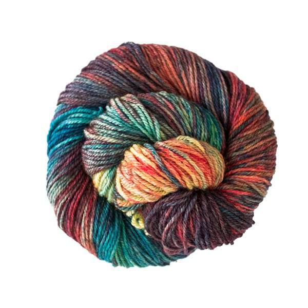 Ball of colorful yarn.
