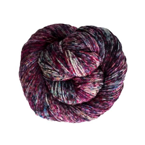 Ball of multicolored yarn.