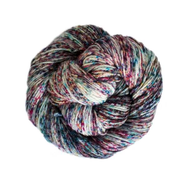 Ball of colorful yarn
