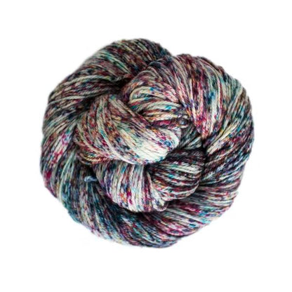 Ball of colorful yarn