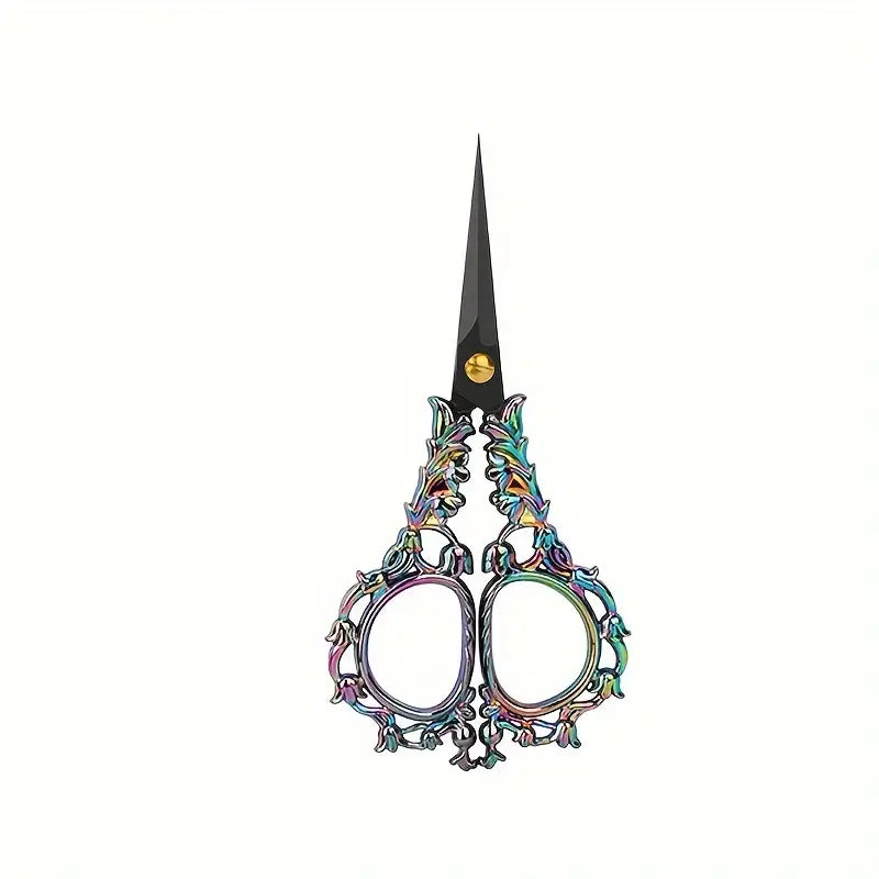 Rainbow Iridescent Flower Scissors