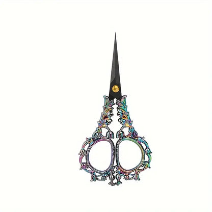 Rainbow Iridescent Flower Scissors