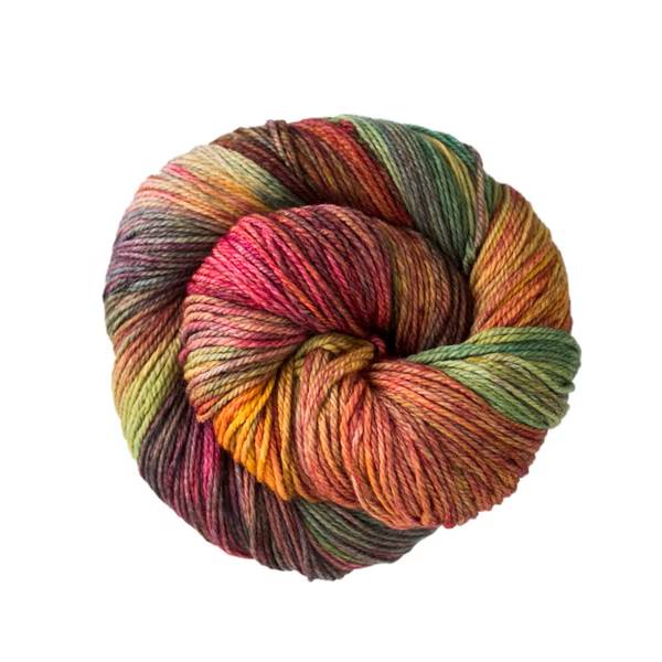 Ball of colorful yarn.