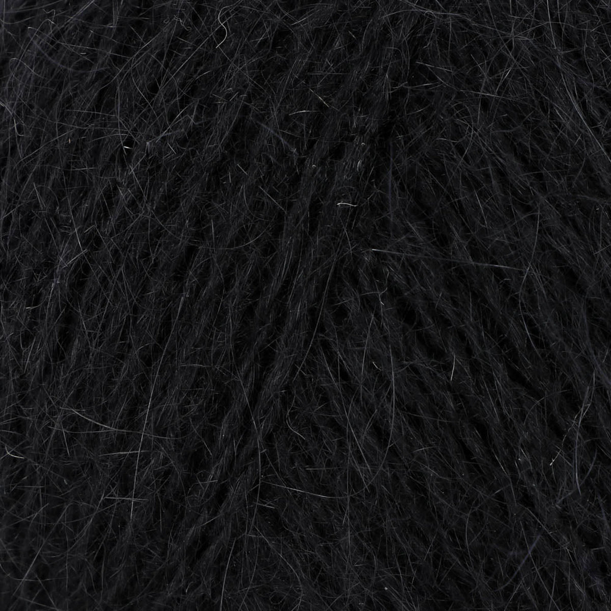 Plymouth Angora Mist Yarn - 0105 Black