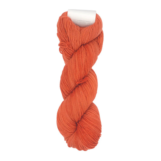 Anthaxia Orange - Semisolid Spruce Fingering Yarn